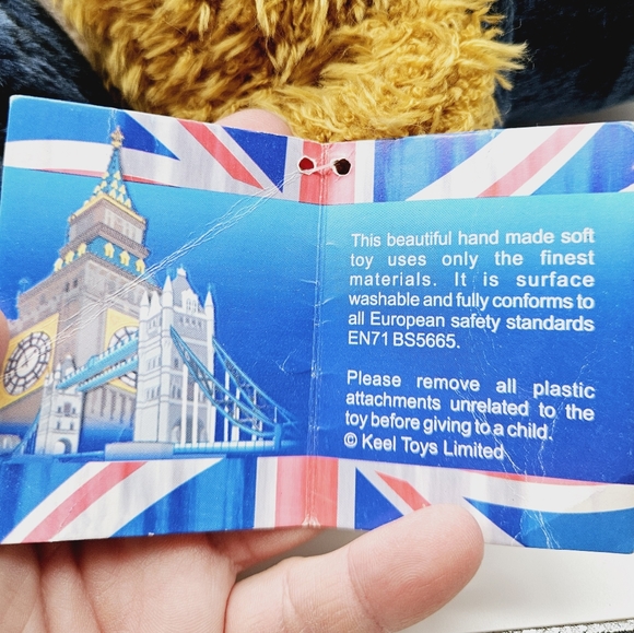 KEEL TOYS | souvenir plush UK policeman bear stuffed toy - Picture 5 of 8